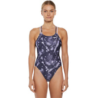 Nike - Hydrastrong Multi Print Spiderback One Piece (Ashen Slate)