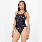 Nike - Hydrastrong Multi Print Spiderback One Piece (Black)