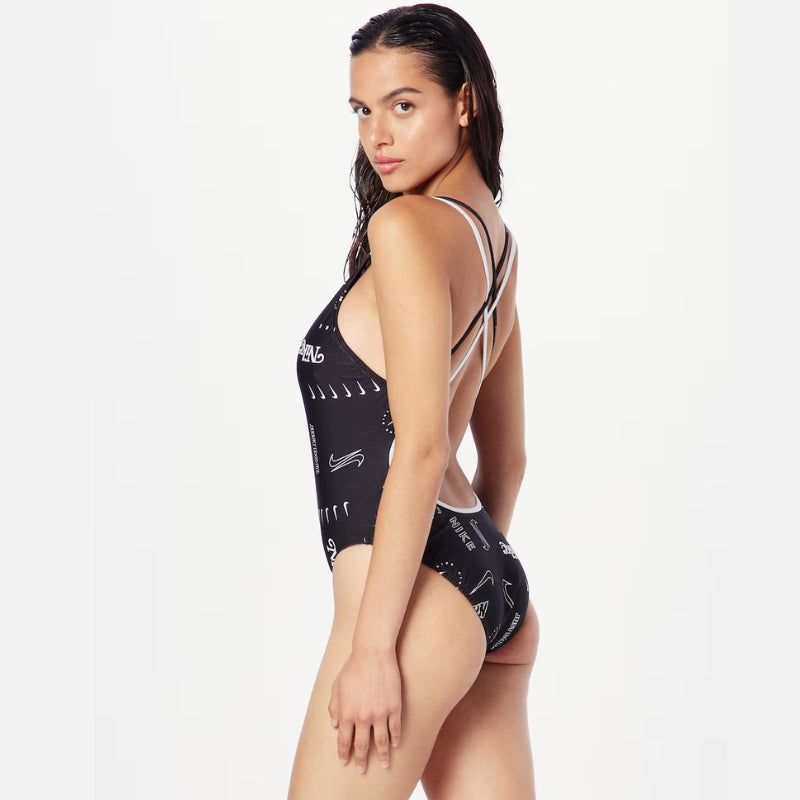Nike - Hydrastrong Multi Print Spiderback One Piece (Black)
