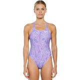 Nike - Hydrastrong Multi Print Spiderback One Piece (Cobalt Bliss)