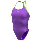Nike - Hydrastrong Solid Women's Adjustable T-Back One Piece (Bright Violet)