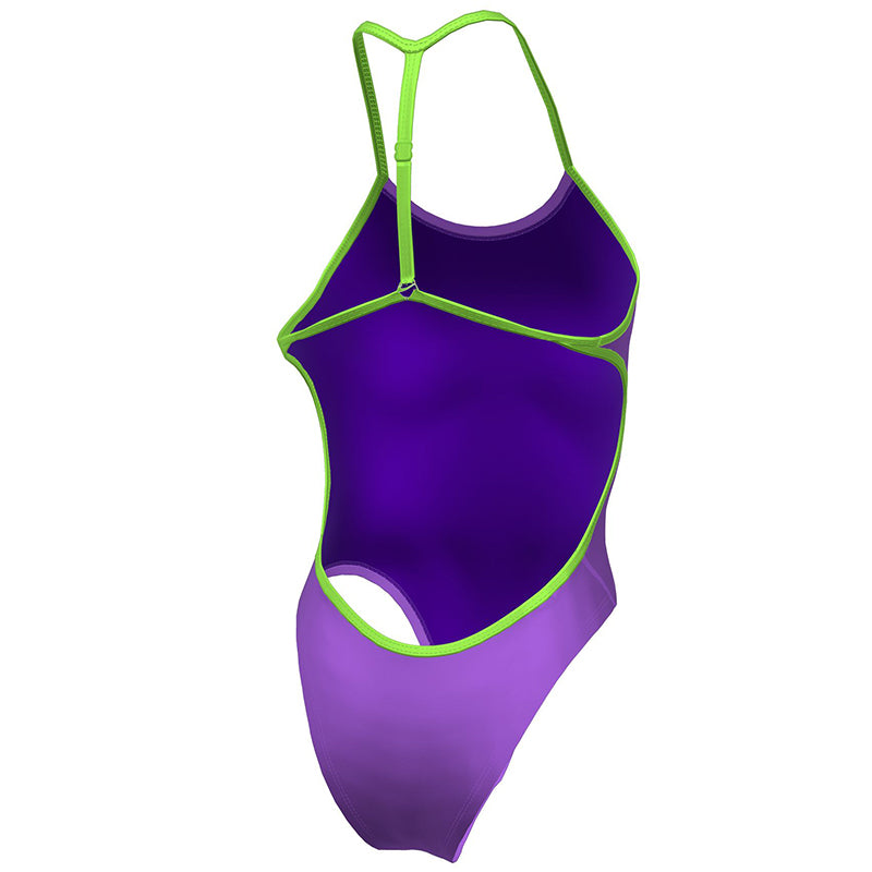 Nike - Hydrastrong Solid Women's Adjustable T-Back One Piece (Bright Violet)