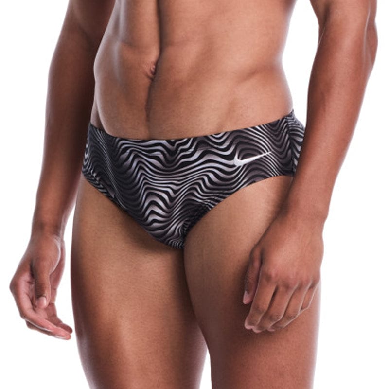 Nike - Hydrastrong Water Stripe Men's Brief (Black)