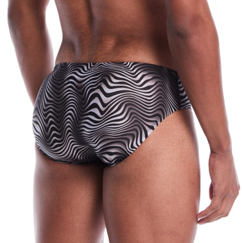 Nike - Hydrastrong Water Stripe Men's Brief (Black)