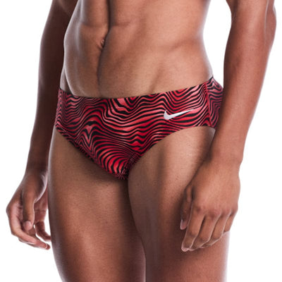 Nike - Hydrastrong Water Stripe Men's Brief (University Red)