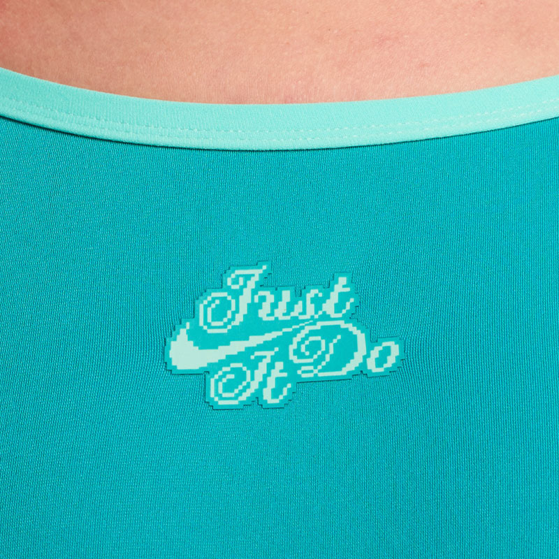 Nike - Logo Graphic Women's Racerback Low Leg One Piece (Energy)