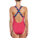 Nike - Logo Tape Crossback One Piece (Pink Prime)