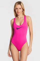 Nike - Logo Tape Crossback One Piece (Pink Prime)