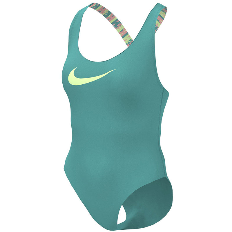 Nike - Logo Tape Crossback One Piece (Washed Teal)