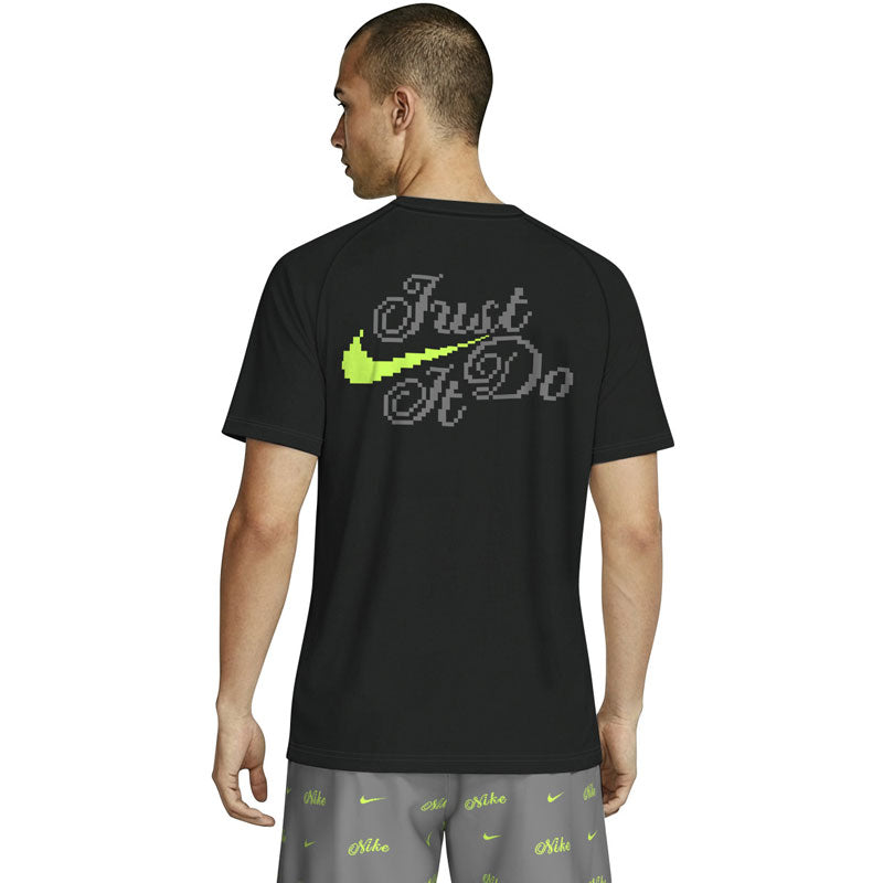 Nike - Men's Digi JDI Short Sleeve Hydroguard (Black)