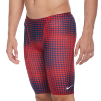 Nike - Men's Hydrastrong Multi Print Jammer (Red Blue)