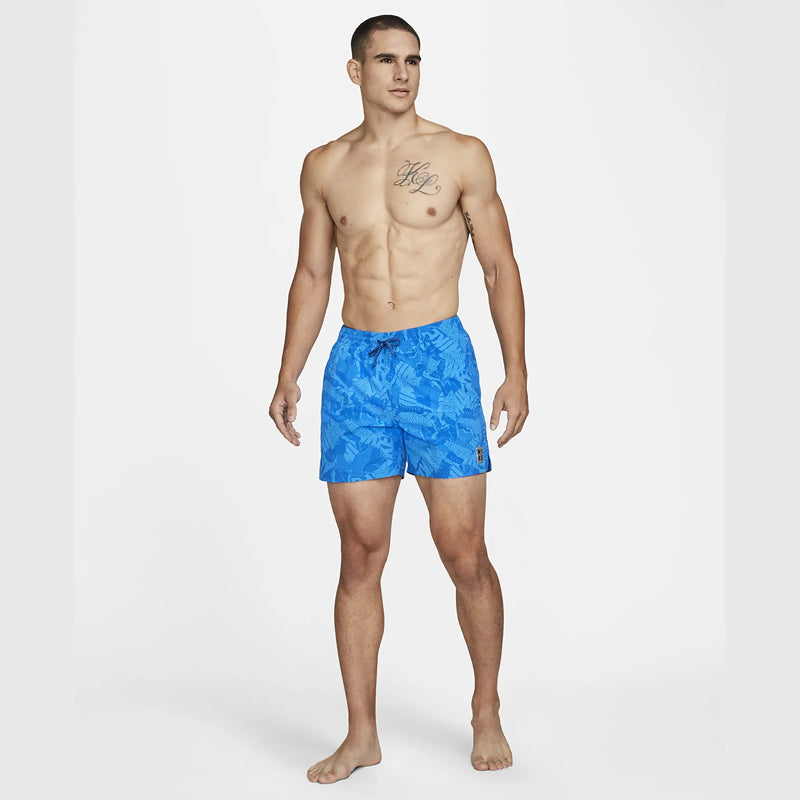 Nike - Men's Swim Collage Icon 5" Volley Short (Photo Blue)