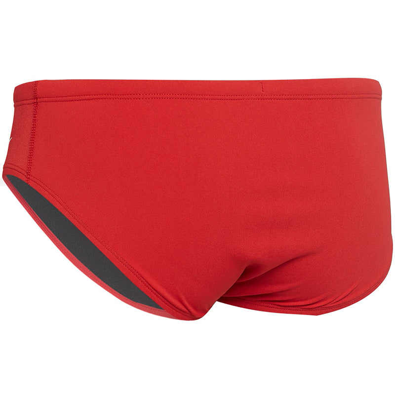Nike - Men's Swim Poly Solid HydraStrong Brief (University Red) – Aqua Swim  Supplies