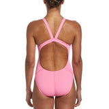 Nike - Poly Solid Hydrastrong Fastback One Piece (Polarized Pink)