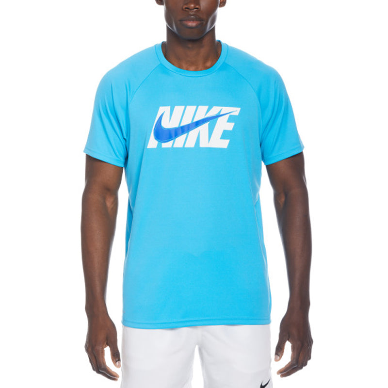 Nike - Sketch Short Sleeve Hydroguard (Blue Lightning)