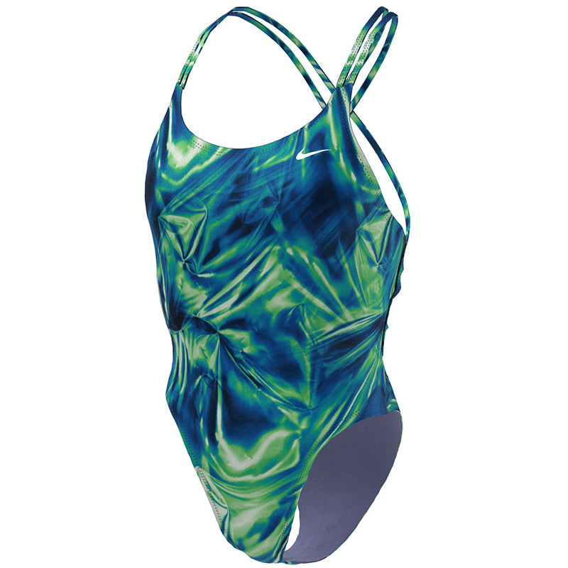 Nike - Solar Rise Spiderback One Piece (Blue Green)