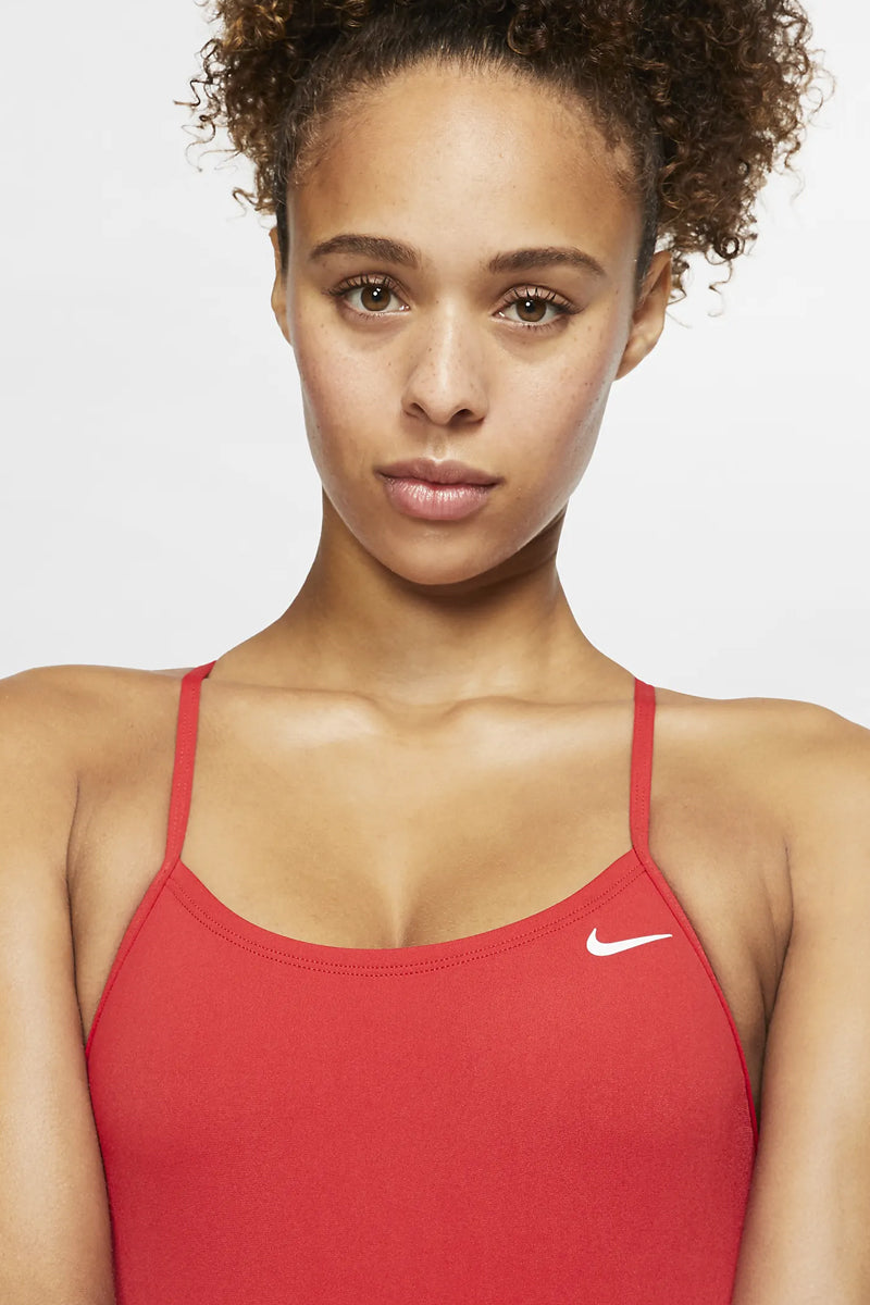 Nike - Solid Hydrastrong Cutout One Piece (University Red)