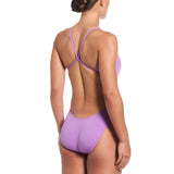 Nike - Solid Hydrastrong Cutout One Piece (Bright Violet)