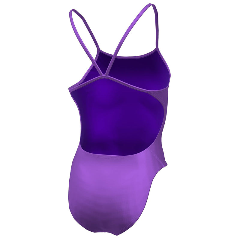 Nike - Solid Hydrastrong Cutout One Piece (Bright Violet)