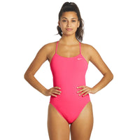 Nike - Solid Hydrastrong Cutout One Piece (Hyper Pink)