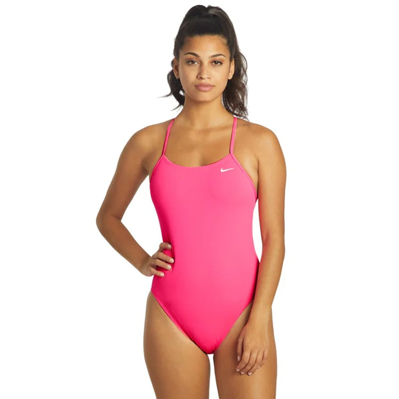 Nike - Solid Hydrastrong Cutout One Piece (Hyper Pink)