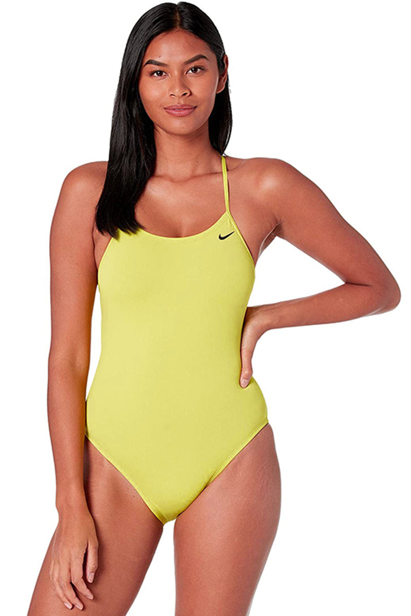 Nike - Solid Hydrastrong Lace Up Tieback One Piece (Varsity Maize)