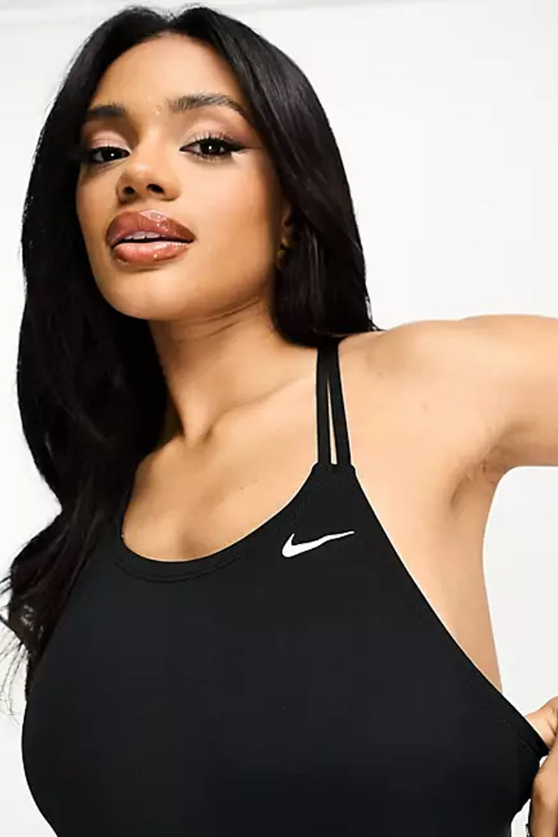 Nike - Solid Hydrastrong Spiderback One Piece (Black)