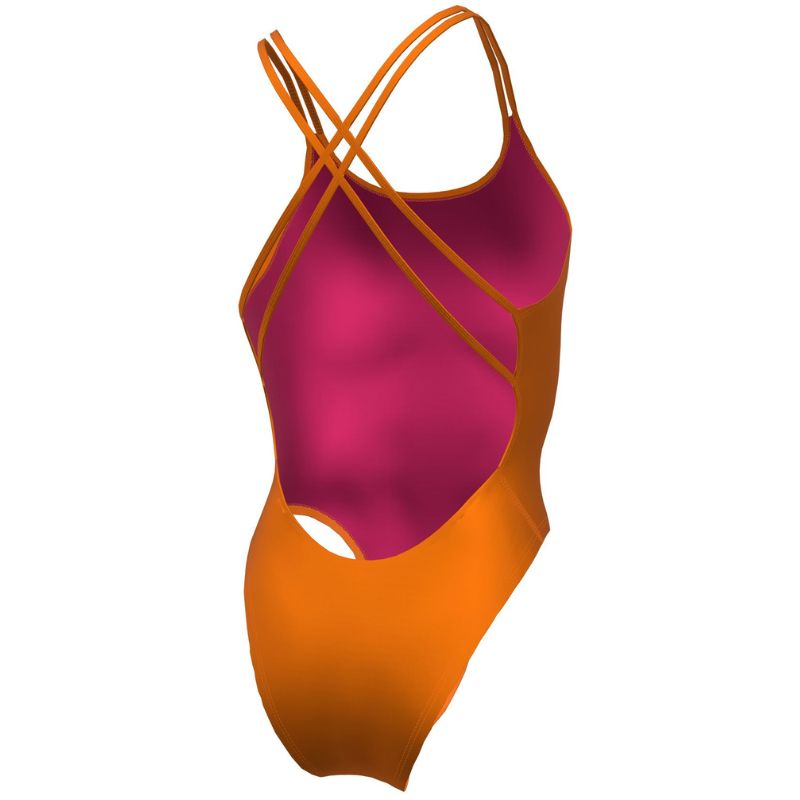 Nike - Solid Hydrastrong Spiderback One Piece (Bright Ceramic)