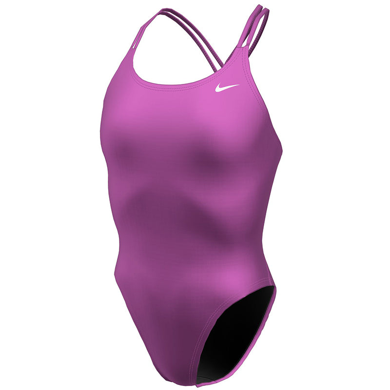 Nike - Solid Hydrastrong Spiderback One Piece (Fire Pink)