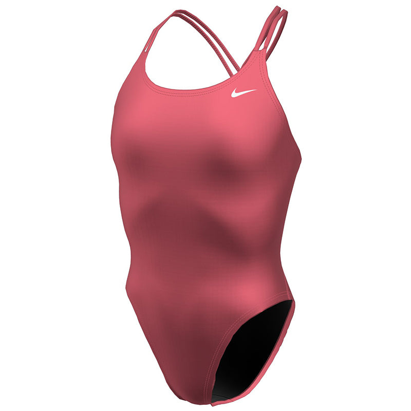 Nike - Solid Hydrastrong Spiderback One Piece (Hot Punch)