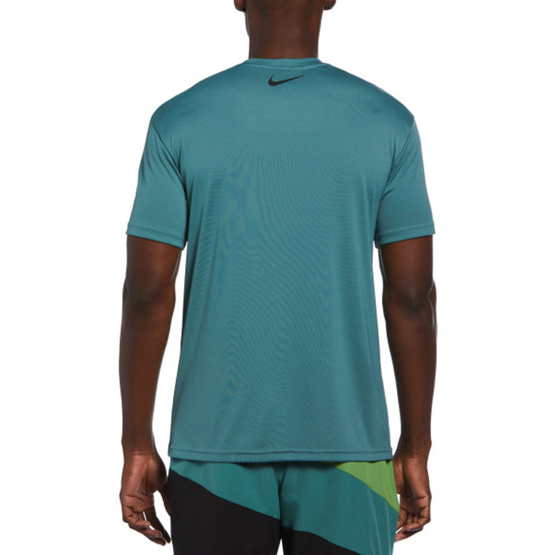 Nike - Stacked Swoosh Short Sleeve Hydroguard (Dusty Cactus)