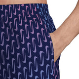 Nike - Swim Breaker Swoosh Link Men's 5" Brief-Lined Volley Short (Midnight Navy)