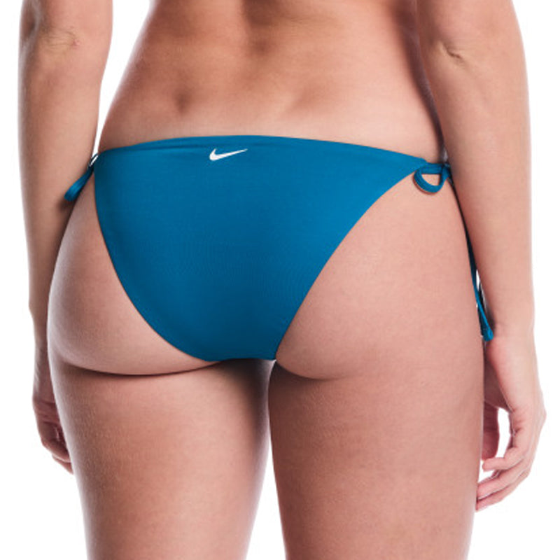 Nike - Swim Effortless Essential Women's Tie String Bikini Bottom (Green Abyss)