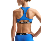 Nike - Swim Logo Tape Girl's Racerback Bikini & Short Set (Blue Crystal)