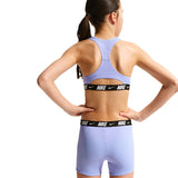 Nike - Swim Logo Tape Girl's Racerback Bikini & Short Set (Light Thistle)