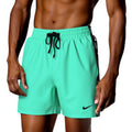 Nike - Swim Logo Tape Men's 5" Volley Short (Bleached Turq)