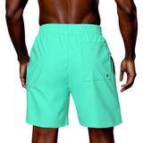 Nike - Swim Logo Tape Men's 5" Volley Short (Bleached Turq)