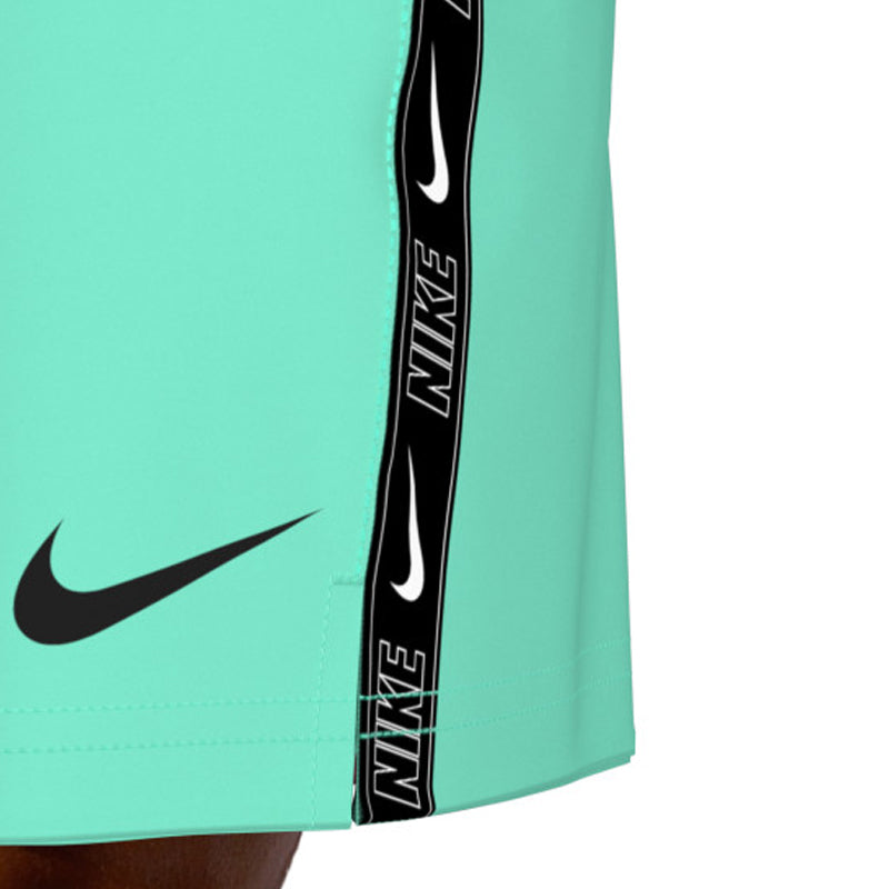 Nike - Swim Logo Tape Men's 5" Volley Short (Bleached Turq)