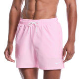 Nike - Swim Ripple Texture Men's 5" Brief-Lined Volley Short (Pink Glow)