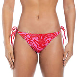 Nike - Swim Swirl Women's Strappy Bikini Bottom (Playful Pink)