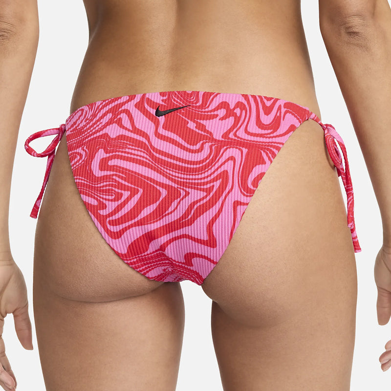 Nike - Swim Swirl Women's Strappy Bikini Bottom (Playful Pink)