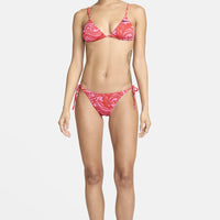 Nike - Swim Swirl Women's Strappy Bikini Bottom (Playful Pink)