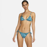 Nike - Swim Swirl Women's String Bikini Top (Aquarius Blue)