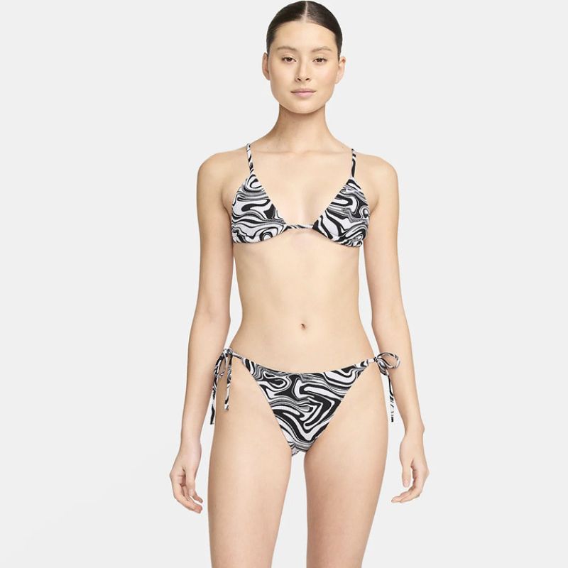Nike - Swim Swirl Women's String Bikini Top (Black)