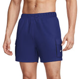 Nike - Swim Voyage Solid Essential Men's 5" Brief-Lined Volley Short (Midnight Navy)