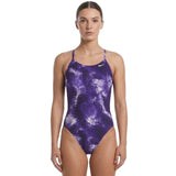 Nike - Swim Watercolor Women's Cutout One Piece (Court Purple)
