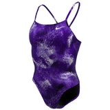 Nike - Swim Watercolor Women's Cutout One Piece (Court Purple)