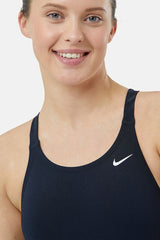 Nike - Poly Solid Hydrastrong Fastback One Piece (Black)