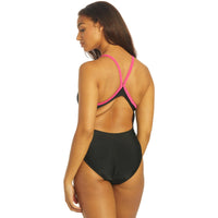 Nike - Swim Women's Solid Racerback One Piece (Pink Prime)