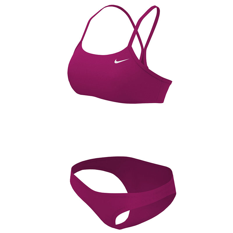 Nike - Women's Essential Racerback Bikini Set (Fireberry)